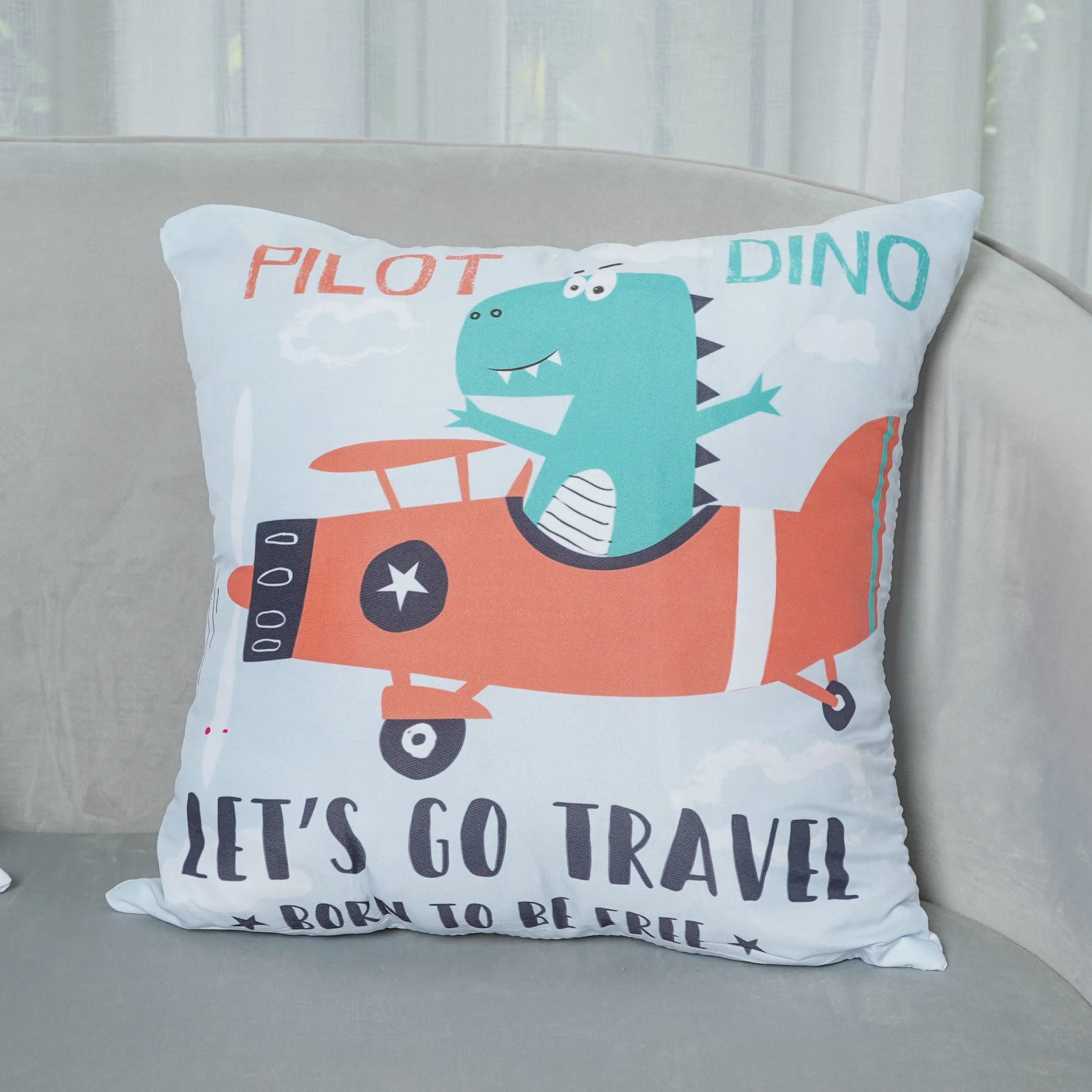 Dinosaur Pillow Cover Set of 3 - Image 8