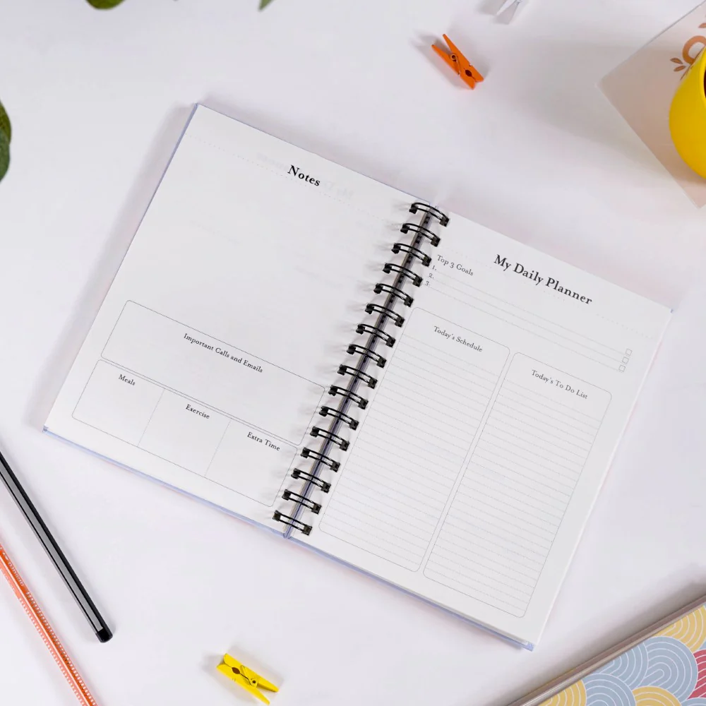 Floral Sunshine Undated Planner & Notebook Kit - Image 4