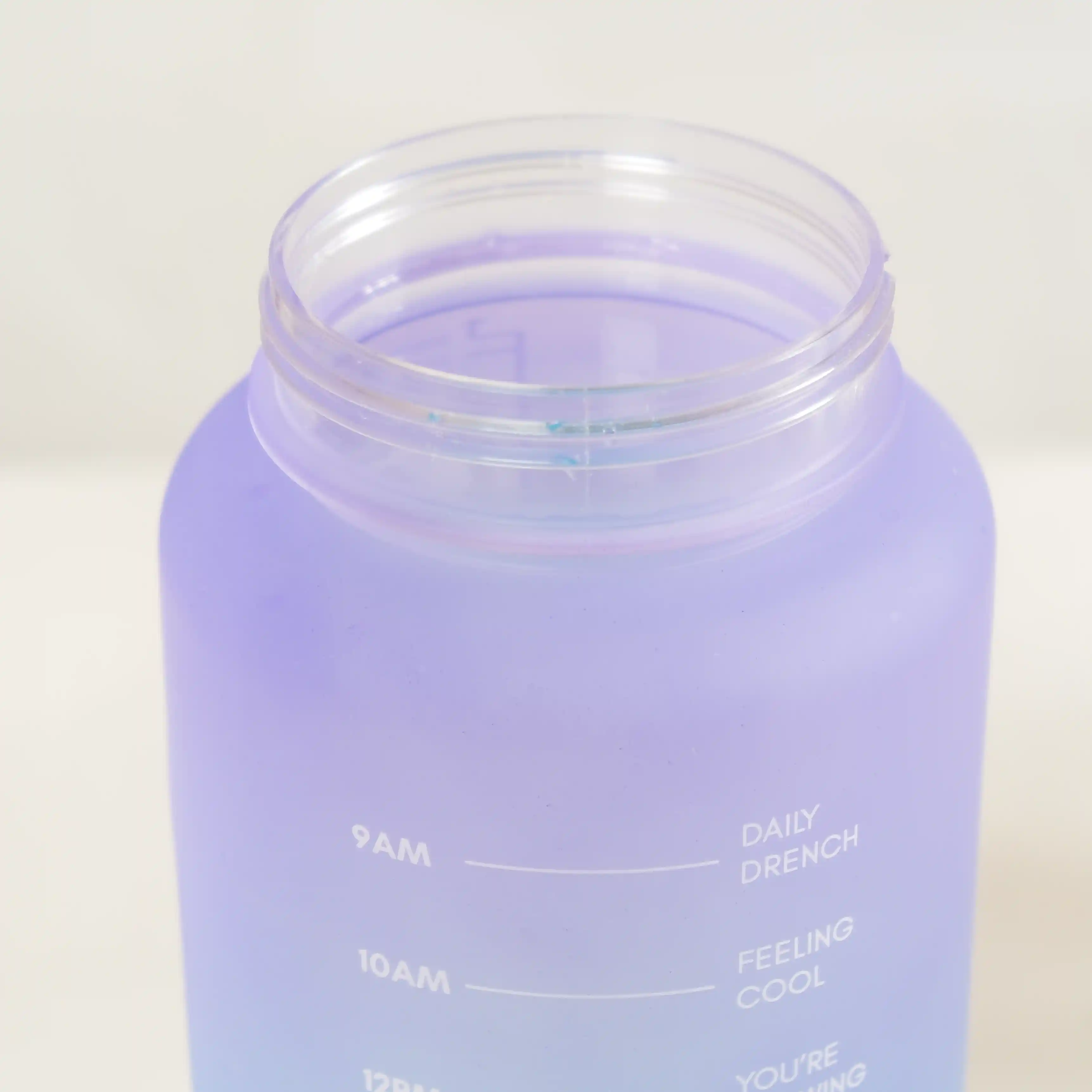 Gym Motivational Water Bottle Set Of 3 Lavender Blue - Image 25
