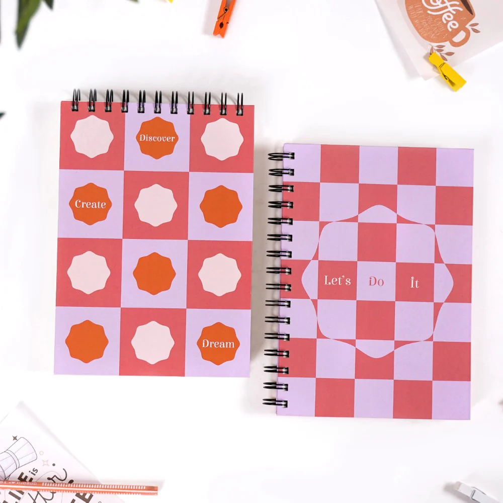 Hardbound Spiral Planner & Notepad Set - Image 12