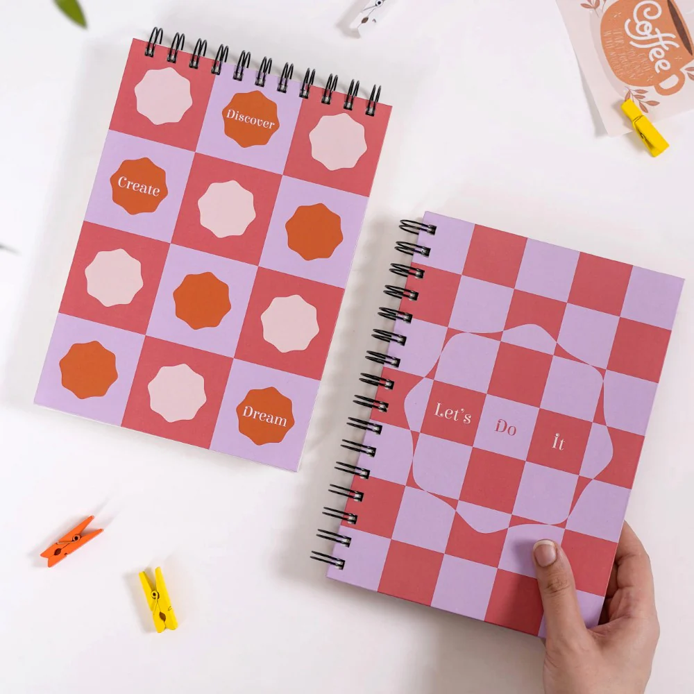 Hardbound Spiral Planner & Notepad Set - Image 3