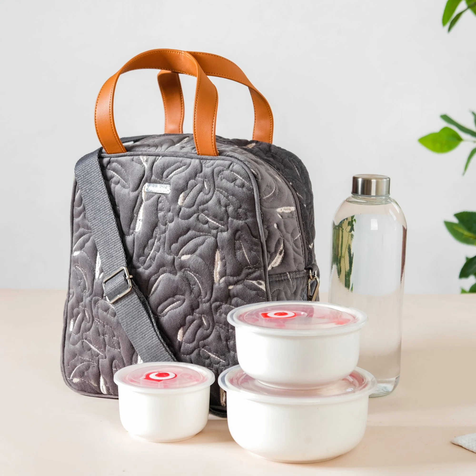 Heat Insulated Lunch Bag Grey - Image 3