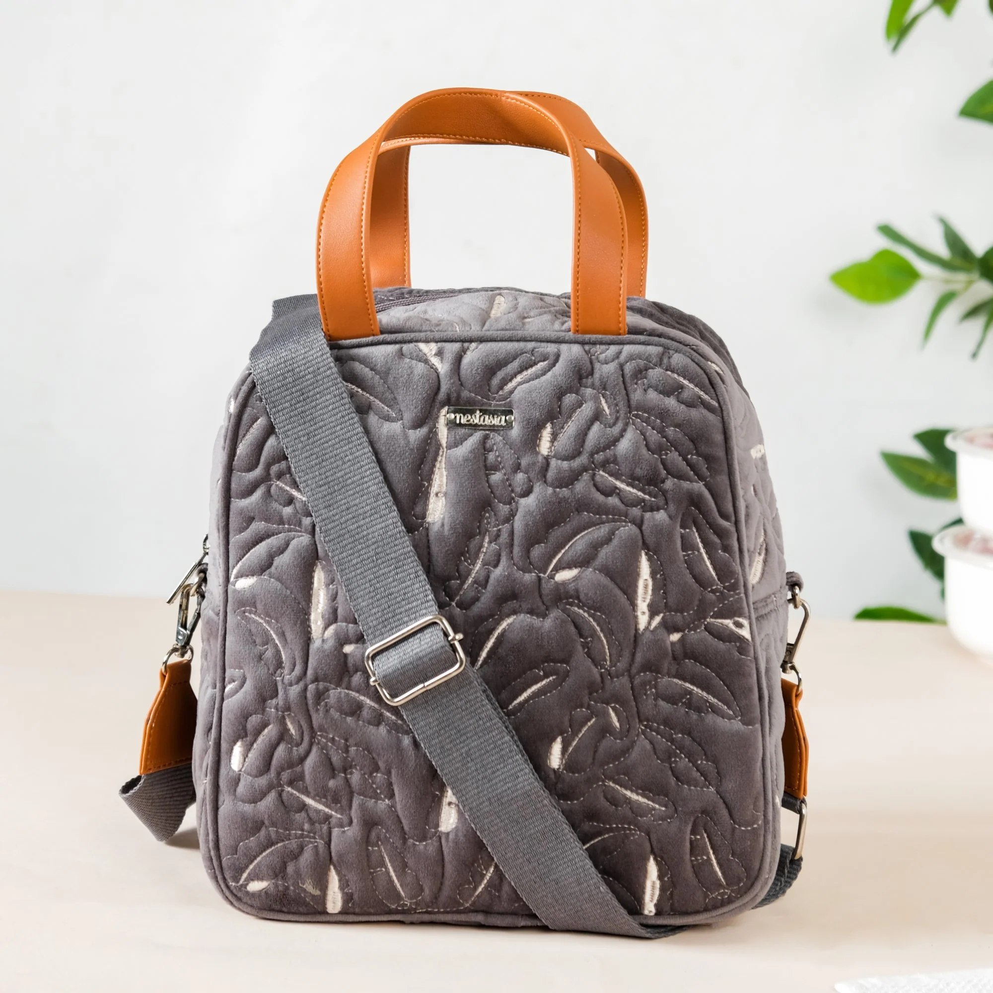 Heat Insulated Lunch Bag Grey - Image 4
