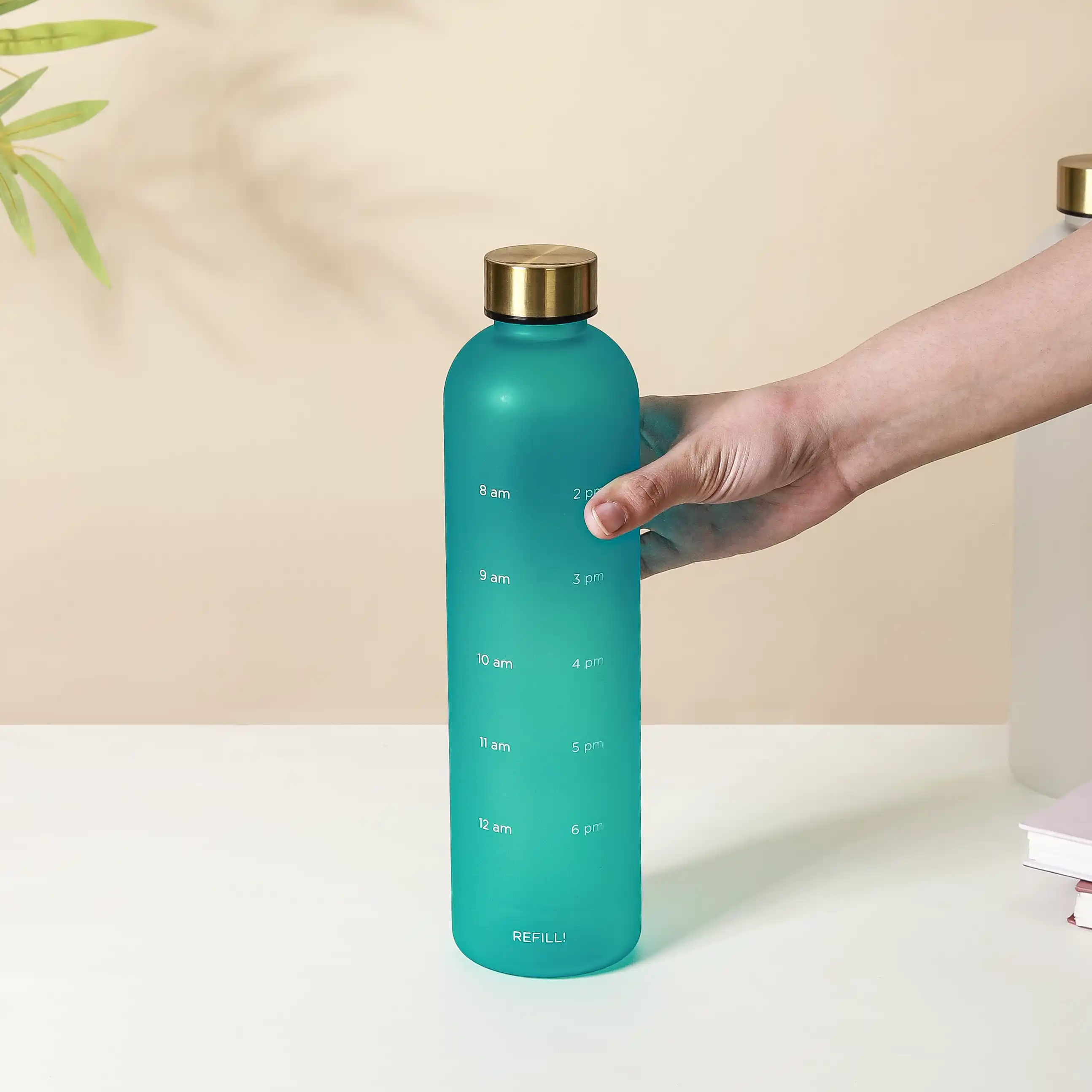 Hydration Water Bottle Teal 1L Set Of 2 - Image 5