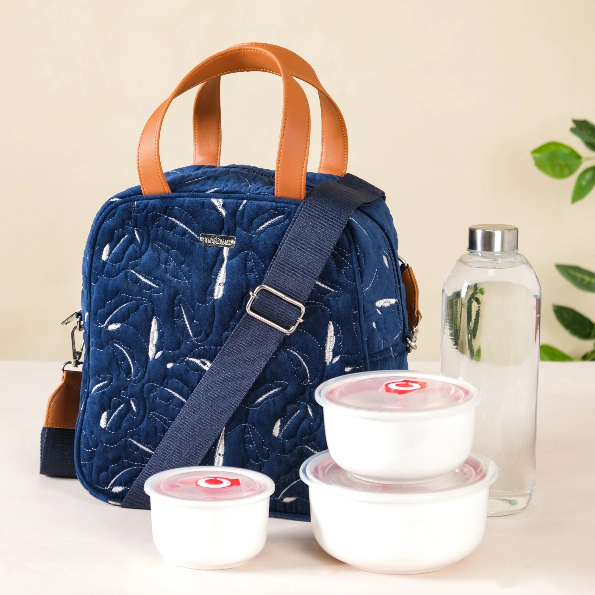 Multipurpose Tiffin Bag Navy Blue - Image 5