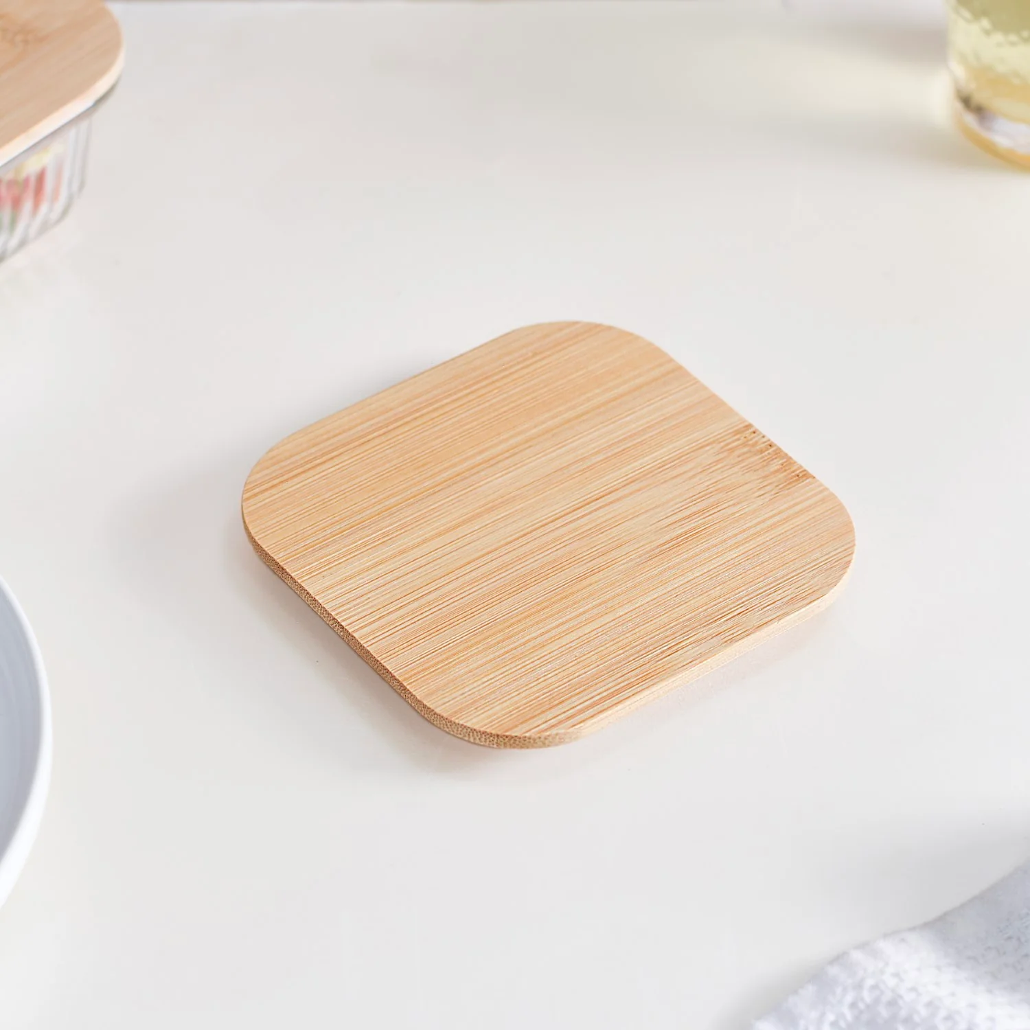 Set Of 2 Glass Tiffin Box With Bamboo Lid 300ml - Image 8
