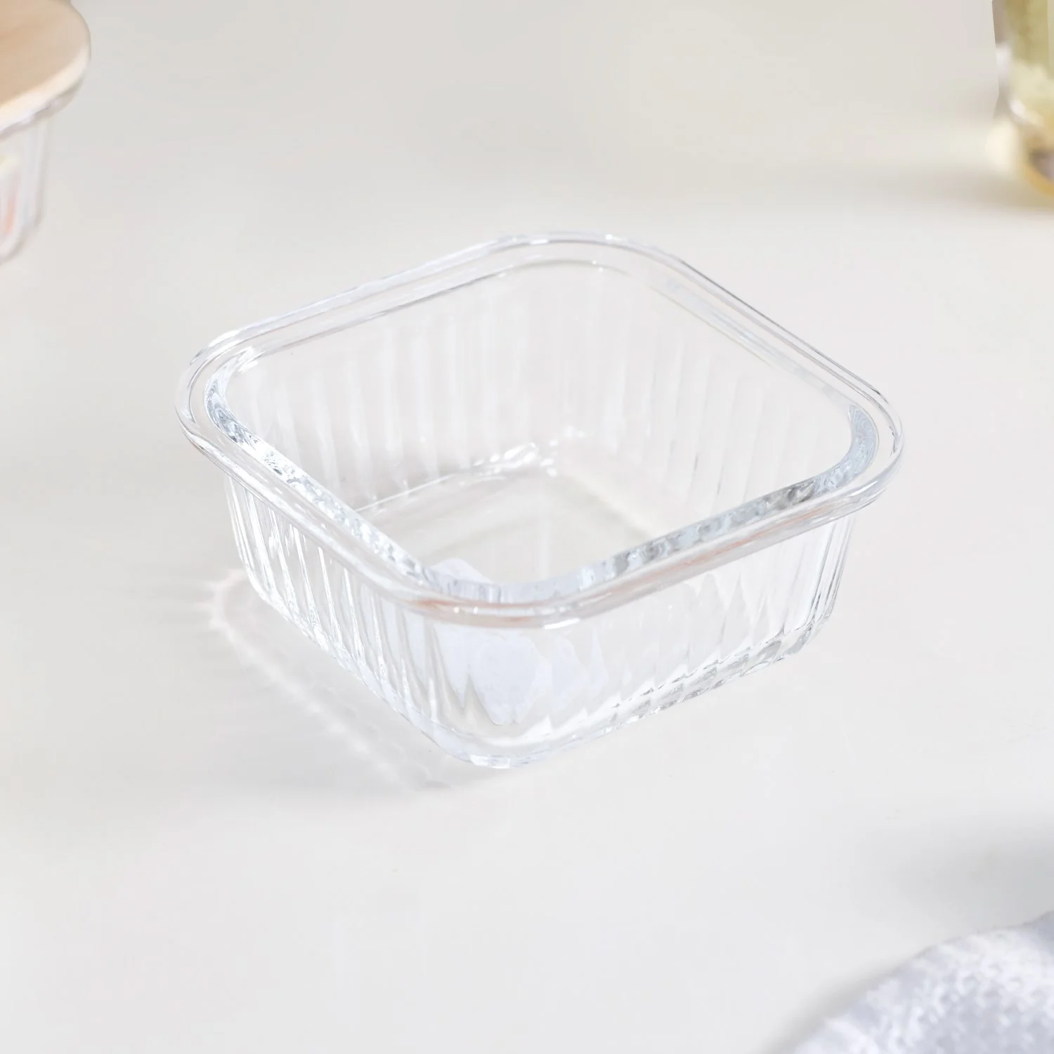 Set Of 2 Glass Tiffin Box With Bamboo Lid 300ml - Image 9