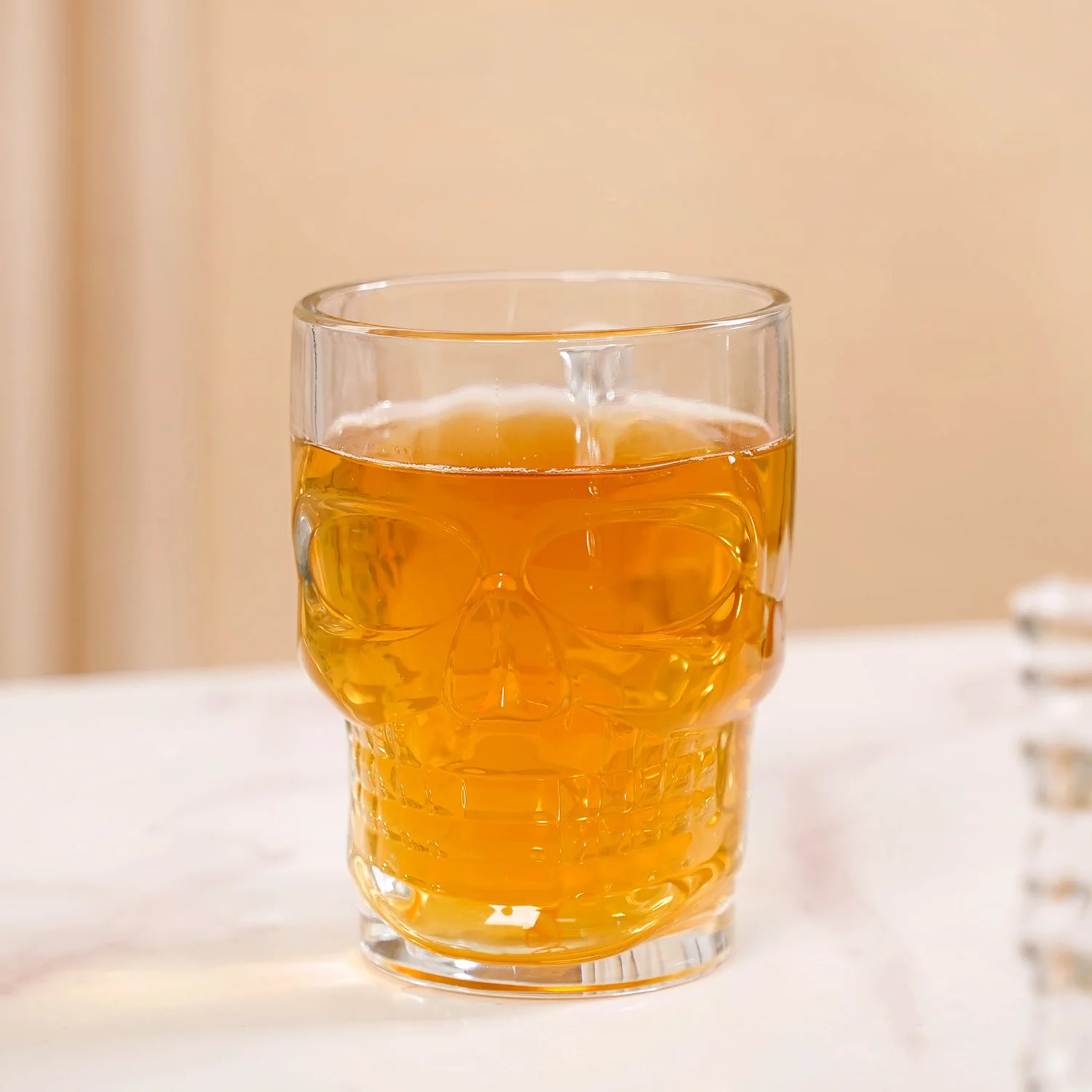 Skull Beer Mugs Set of 4 500ml - Image 9