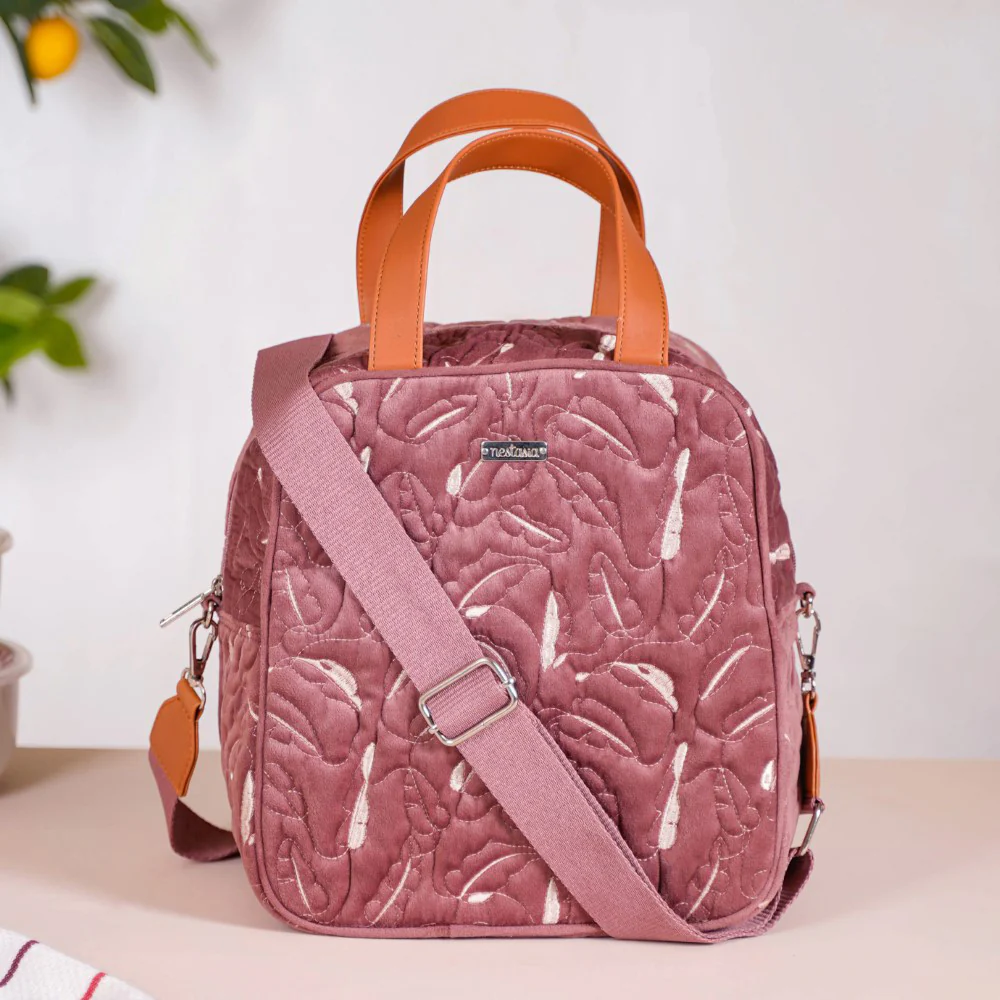 Thermal Lunch Bag For Office Pink - Image 12