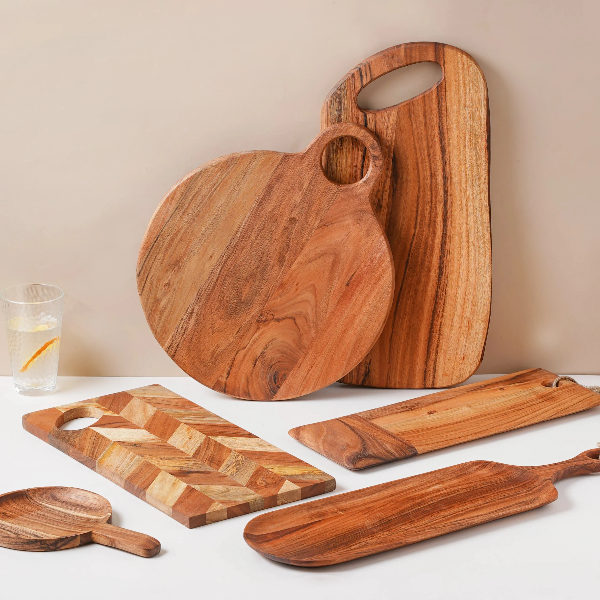 Wooden Platter Rectangle 15 Inch - Image 10